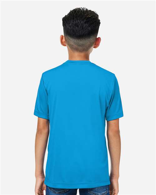 CORE365 CE10Y Youth Capital Performance T-Shirt - Back view