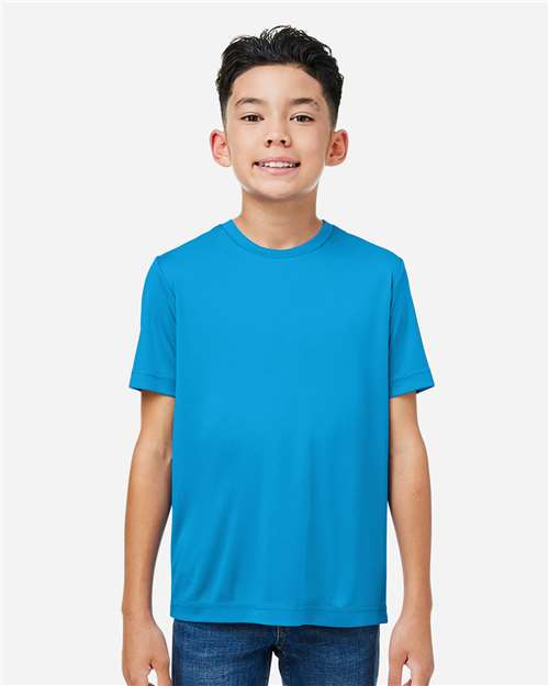 CORE365 CE10Y Youth Capital Performance T-Shirt - Front view