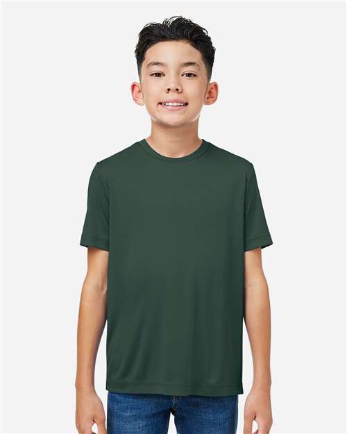 CORE365 CE10Y Youth Capital Performance T-Shirt - Front view