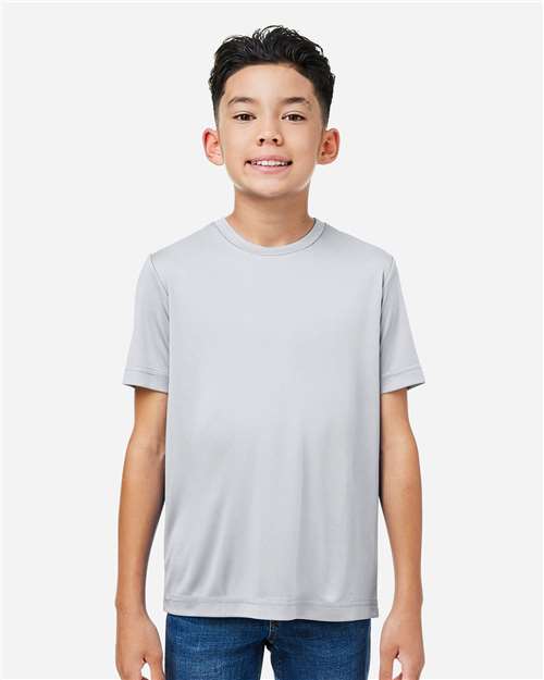 CORE365 CE10Y Youth Capital Performance T-Shirt - Front view