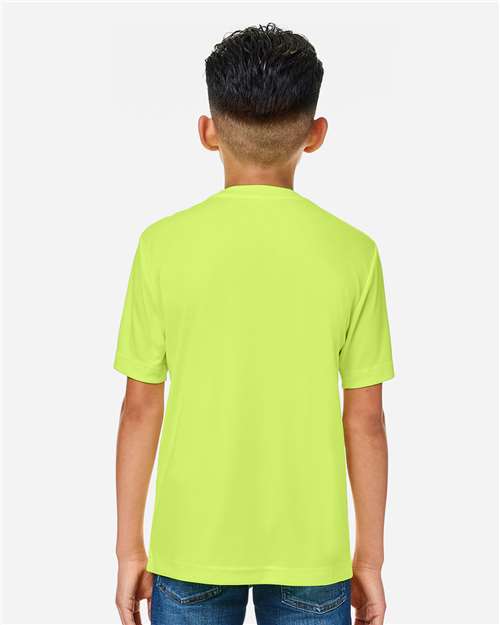CORE365 CE10Y Youth Capital Performance T-Shirt - Back view
