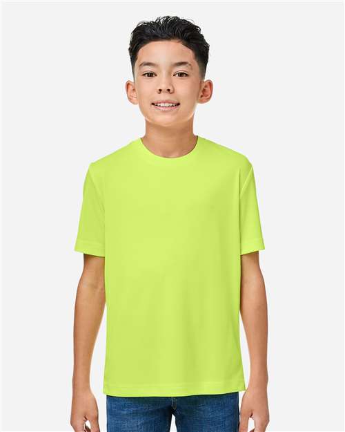 CORE365 CE10Y Youth Capital Performance T-Shirt - Front view