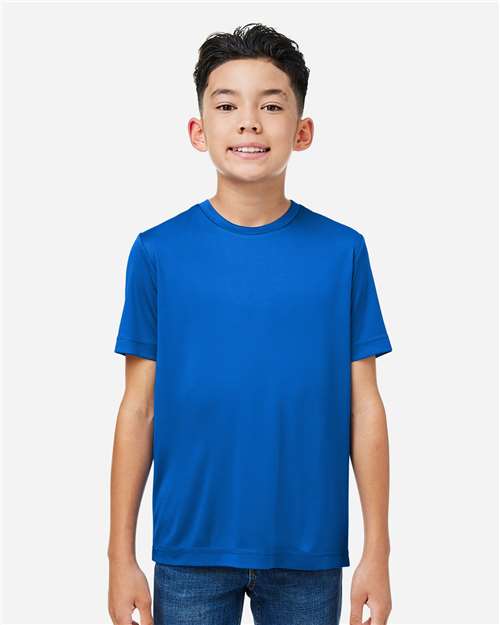 CORE365 CE10Y Youth Capital Performance T-Shirt - Front view
