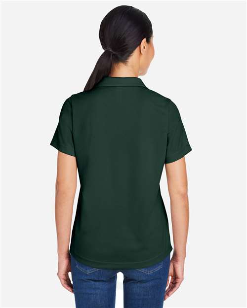 CORE365 CE104W Women's Market Snag Protect Mesh Polo - Back view
