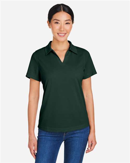 CORE365 CE104W Women's Market Snag Protect Mesh Polo - Front view