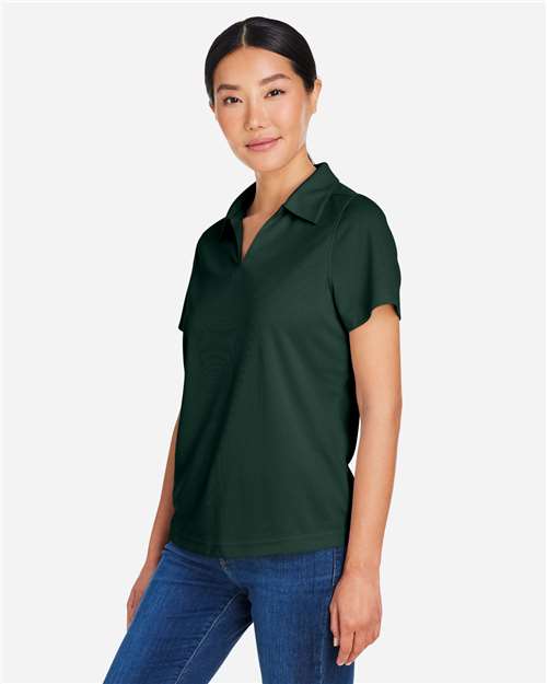 CORE365 CE104W Women's Market Snag Protect Mesh Polo - Side view