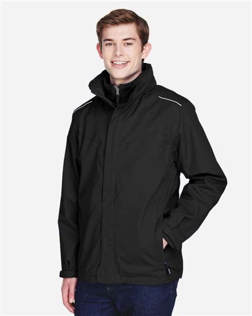 CORE365 88205 Men's Region 3-in-1 Jacket with Fleece Liner - Side view