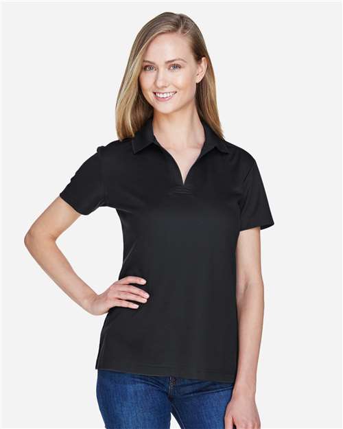 Devon & Jones DG20W Women's CrownLux Performance??Plaited Polo - Front view