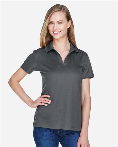 Devon & Jones DG20W Women's CrownLux Performance??Plaited Polo - Front view