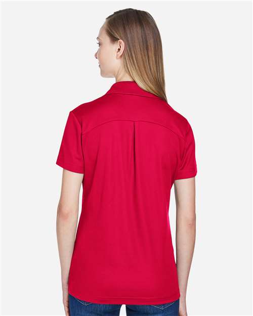 Devon & Jones DG20W Women's CrownLux Performance??Plaited Polo - Back view