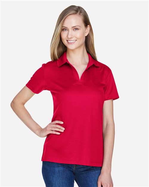 Devon & Jones DG20W Women's CrownLux Performance??Plaited Polo - Front view