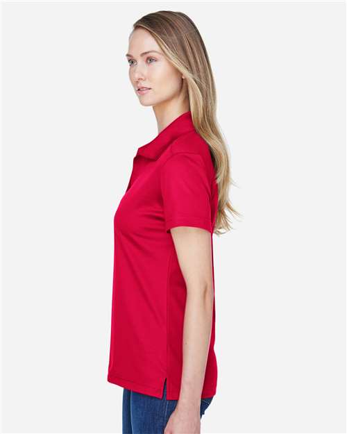 Devon & Jones DG20W Women's CrownLux Performance??Plaited Polo - Side view