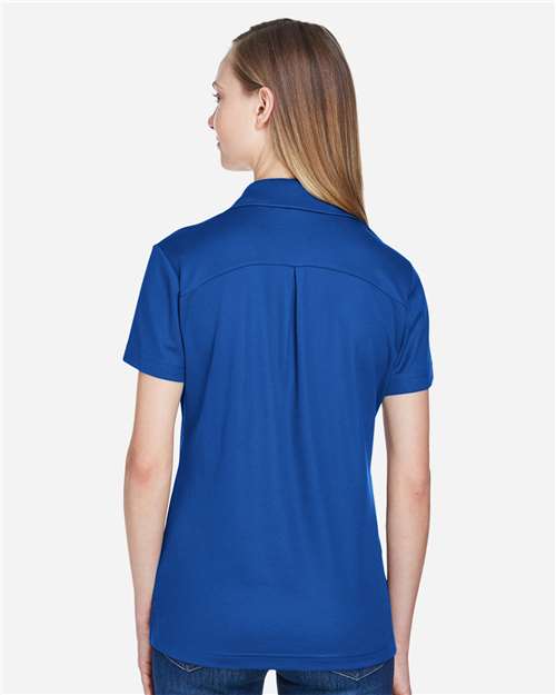 Devon & Jones DG20W Women's CrownLux Performance??Plaited Polo - Back view