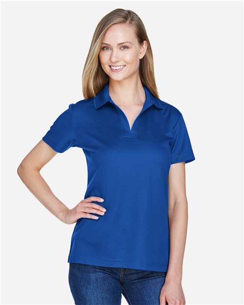 Devon & Jones DG20W Women's CrownLux Performance??Plaited Polo - Front view