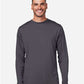 CORE365 CE10L Unisex Capital Long Sleeve Performance T-Shirt - Front view
