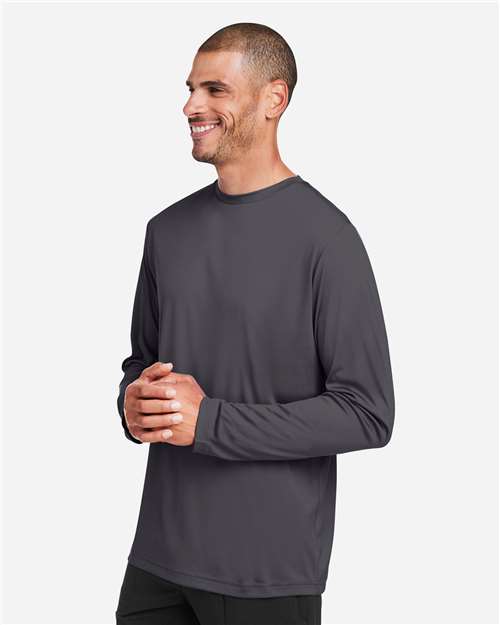 CORE365 CE10L Unisex Capital Long Sleeve Performance T-Shirt - Side view