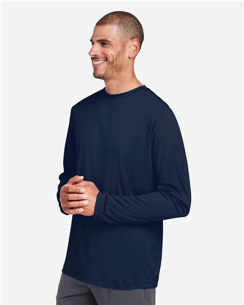 CORE365 CE10L Unisex Capital Long Sleeve Performance T-Shirt - Side view