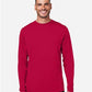 CORE365 CE10L Unisex Capital Long Sleeve Performance T-Shirt - Front view