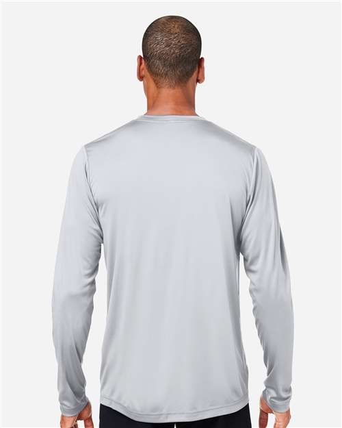 CORE365 CE10L Unisex Capital Long Sleeve Performance T-Shirt - Back view