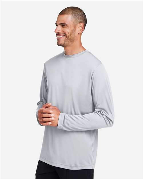 CORE365 CE10L Unisex Capital Long Sleeve Performance T-Shirt - Side view