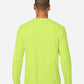 CORE365 CE10L Unisex Capital Long Sleeve Performance T-Shirt - Back view