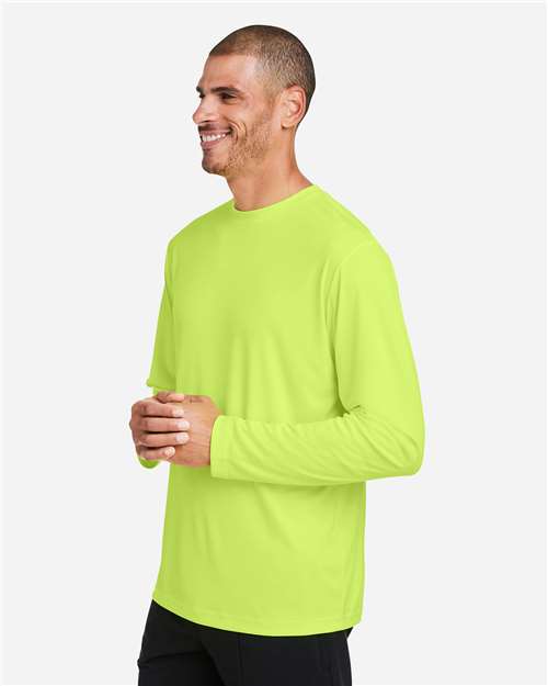 CORE365 CE10L Unisex Capital Long Sleeve Performance T-Shirt - Side view