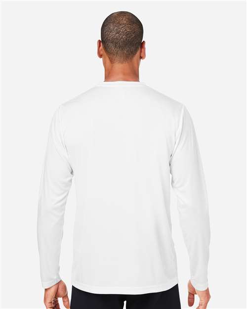 CORE365 CE10L Unisex Capital Long Sleeve Performance T-Shirt - Back view