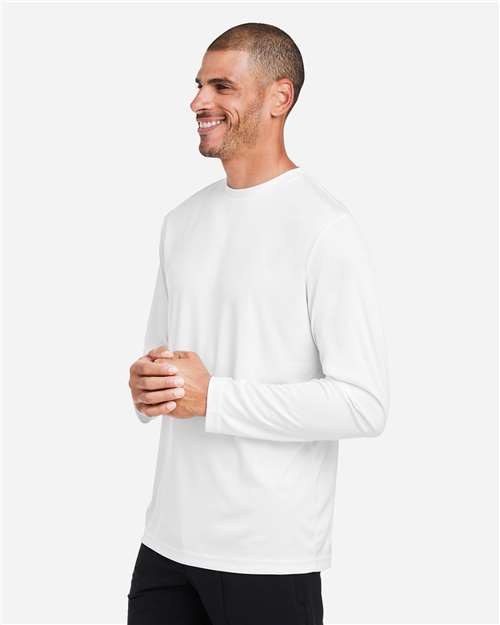 CORE365 CE10L Unisex Capital Long Sleeve Performance T-Shirt - Side view