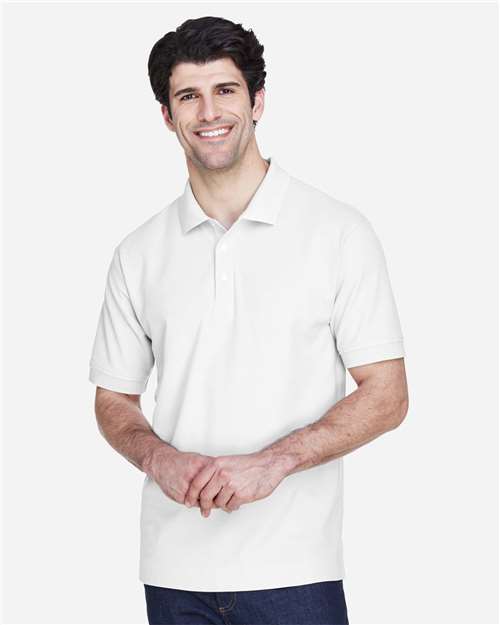 Devon & Jones D100 Men's Pima Piqu·Polo - Front view
