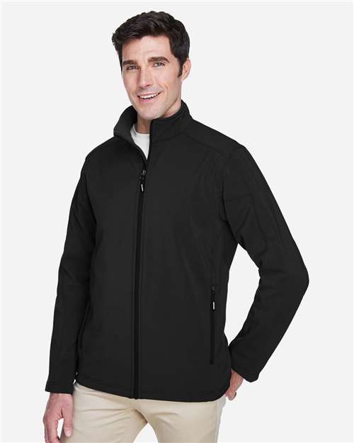CORE365 88184 Men's Cruise Two-Layer Fleece Bonded Soft Shell Jacket - Side view