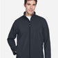 CORE365 88184 Men's Cruise Two-Layer Fleece Bonded Soft Shell Jacket - Front view