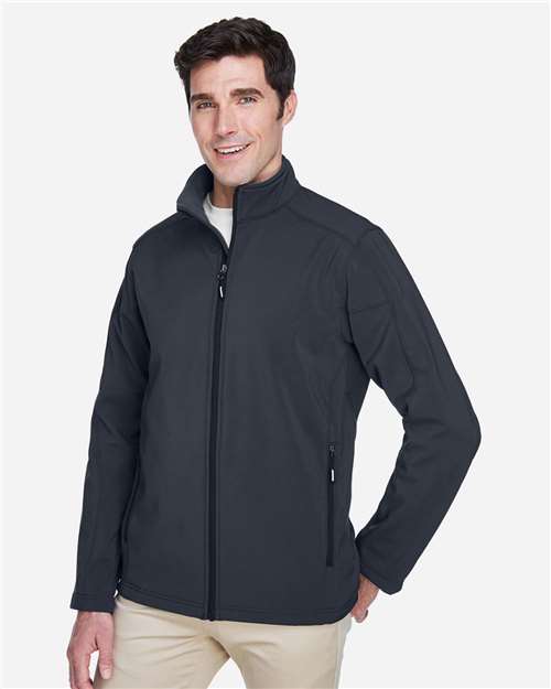 CORE365 88184 Men's Cruise Two-Layer Fleece Bonded Soft Shell Jacket - Side view