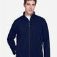 CORE365 88184 Men's Cruise Two-Layer Fleece Bonded Soft Shell Jacket - Front view