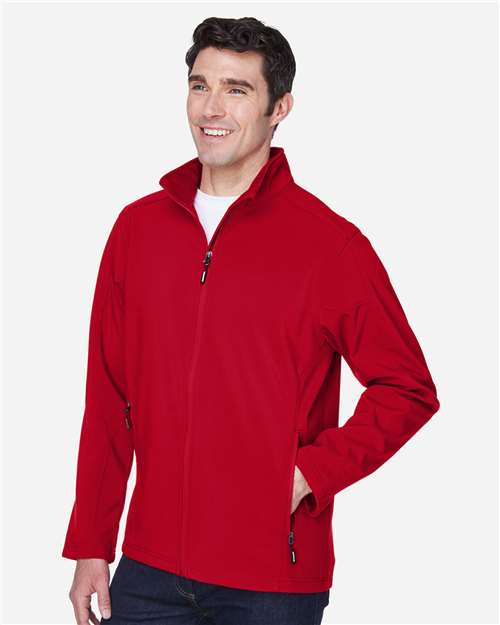 CORE365 88184 Men's Cruise Two-Layer Fleece Bonded Soft Shell Jacket - Side view