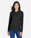 CORE365 78192 Women's Pinnacle Performance Long Sleeve Piqu·Polo - Front view