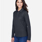 CORE365 78192 Women's Pinnacle Performance Long Sleeve Piqu·Polo - Side view