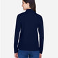 CORE365 78192 Women's Pinnacle Performance Long Sleeve Piqu·Polo - Back view