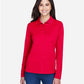 CORE365 78192 Women's Pinnacle Performance Long Sleeve Piqu·Polo - Front view