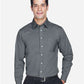 Devon & Jones DG530 Men's Crown Collection? Solid Stretch Twill Woven Dress Shirt - Front view