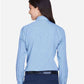 Devon & Jones D640W Women's Crown Collection? Gingham Check Woven Dress Shirt - Back view