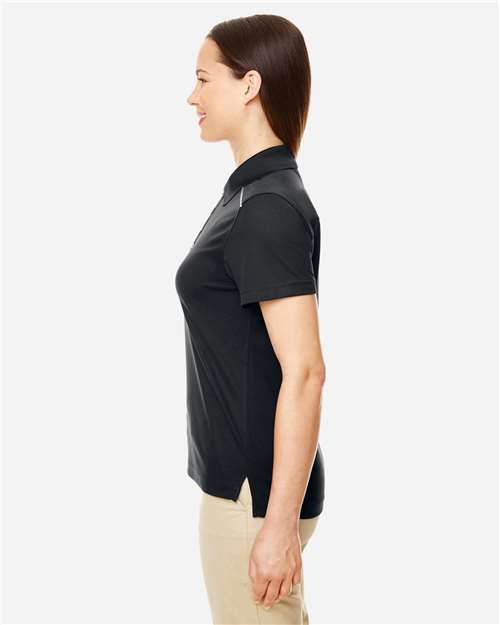 CORE365 78181R Women's Radiant Performance Piqu·Polo with Reflective Piping - Side view