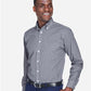 Devon & Jones D640 Men's Crown Collection? Gingham Check Woven Dress Shirt - Side view