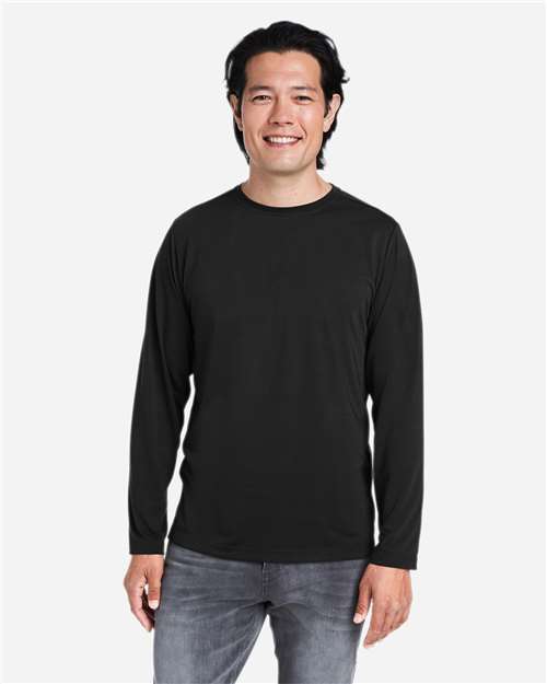 CORE365 CE111L Unisex Fusion ChromaSoft? Performance Long Sleeve T-Shirt - Front view