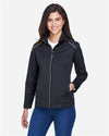 CORE365 CE708W Women's Techno Lite Three-Layer Knit Tech-Shell - Front view