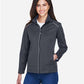 CORE365 CE708W Women's Techno Lite Three-Layer Knit Tech-Shell - Front view