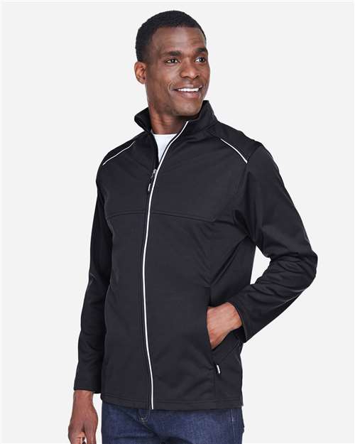 CORE365 CE708 Men's Techno Lite Three-Layer Knit Tech-Shell - Side view