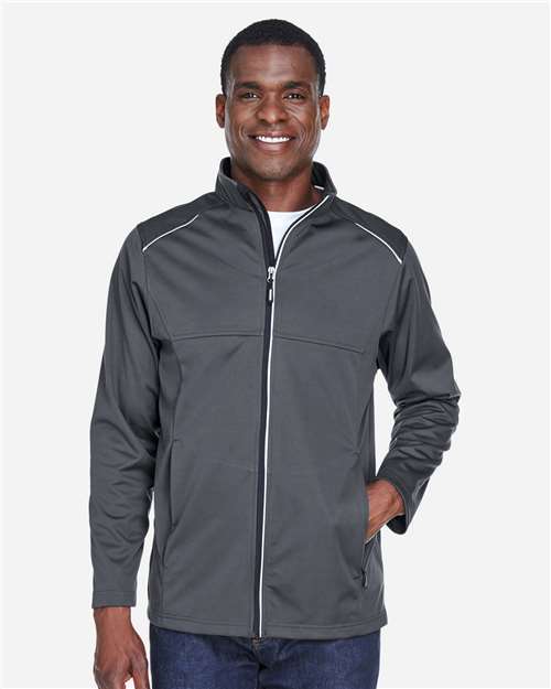 CORE365 CE708 Men's Techno Lite Three-Layer Knit Tech-Shell - Front view
