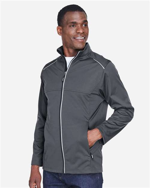CORE365 CE708 Men's Techno Lite Three-Layer Knit Tech-Shell - Side view