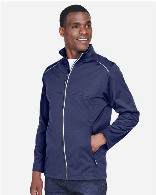 CORE365 CE708 Men's Techno Lite Three-Layer Knit Tech-Shell - Side view