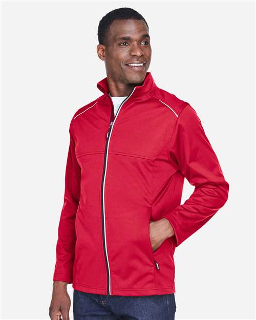 CORE365 CE708 Men's Techno Lite Three-Layer Knit Tech-Shell - Side view